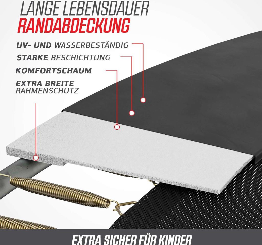 BERG Trampolin Rechteckig 330 cm Ultim Favorit InGround Produktbild 9
