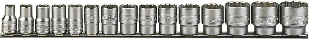 Jeu de Douilles 1/2 pouce M1215Mm 15 Pièces Tengtools pour Serrage