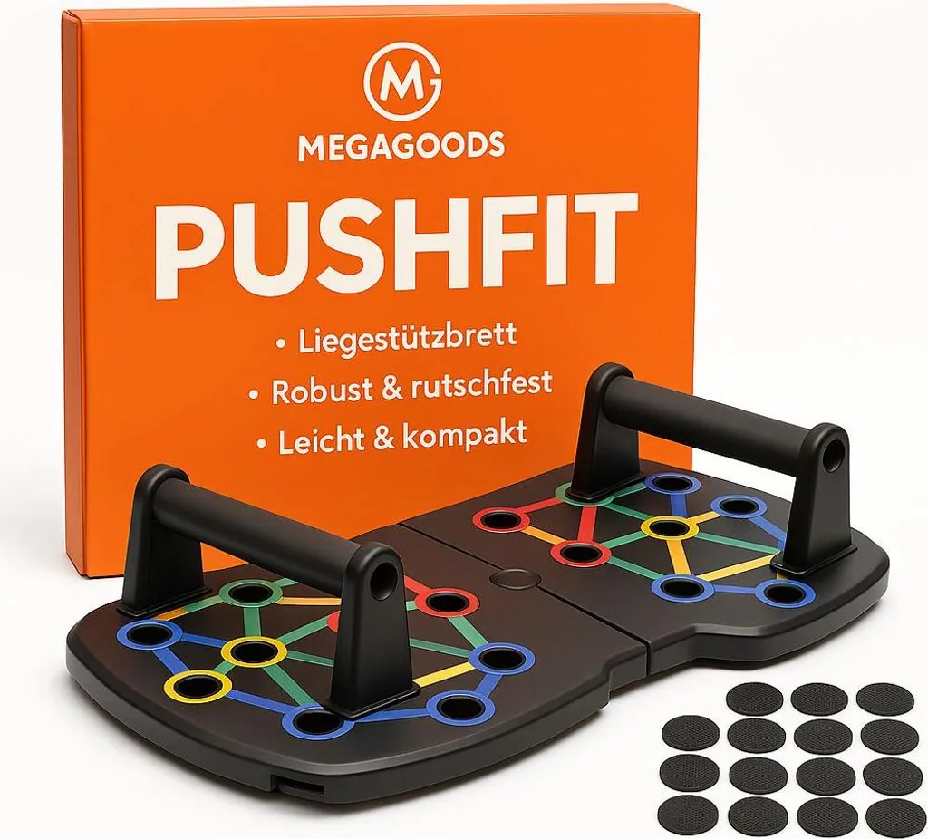 Appareil de musculation pompes pliable avec supports mains ergonomiques