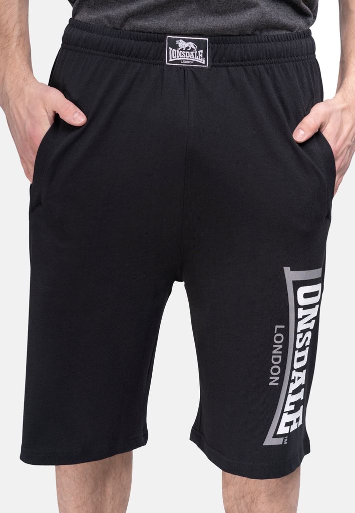 Lonsdale Logo Jam Sportshorts Schwarz M Mann Schwarz M Produktbild 