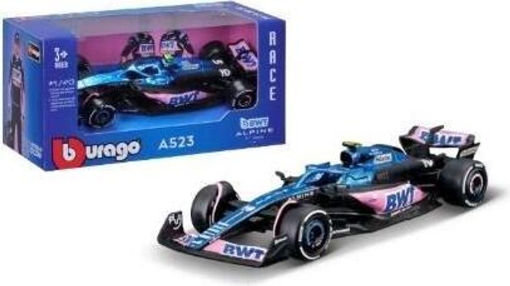 Bburago 18-38072G - Model auta - F1 Renault Alpine A523 '23 Obrázok produktu 3