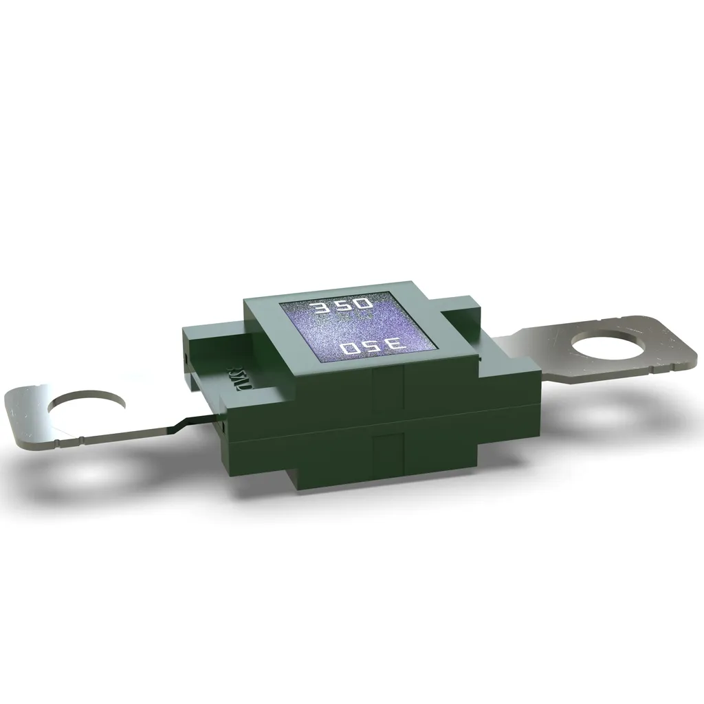 Fusible Mega 350A Vert AUPROTEC à Haute Intensité avec Fixation Boulonnée