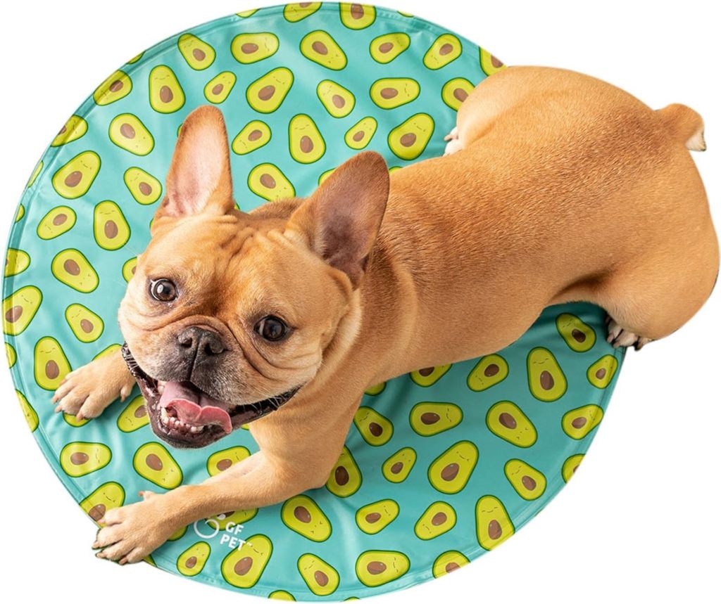 GF Pet Elastofit Runde Kühlmatte für Hunde und Katzen - blau - S/M