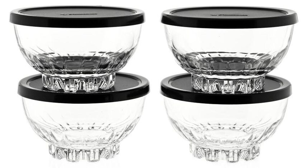 Pasabahce Mousse Glasschalen mit Deckel - 4er Set Produktbild 