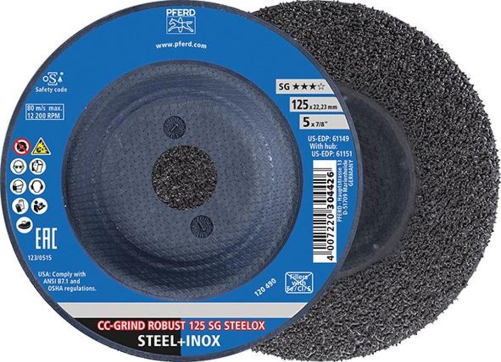 PFERD CC-GRIND ROBUST SG STEELOX, 12,5 cm, 10 Stück(e) Produktbild 