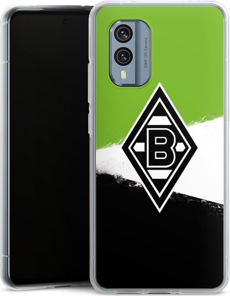 DeinDesign Handyhülle für Nokia X30 Silikon Hülle Case Smartphone Schutzhülle Borussia Mönchengladbach Offizielles Lizenzprodukt BMG