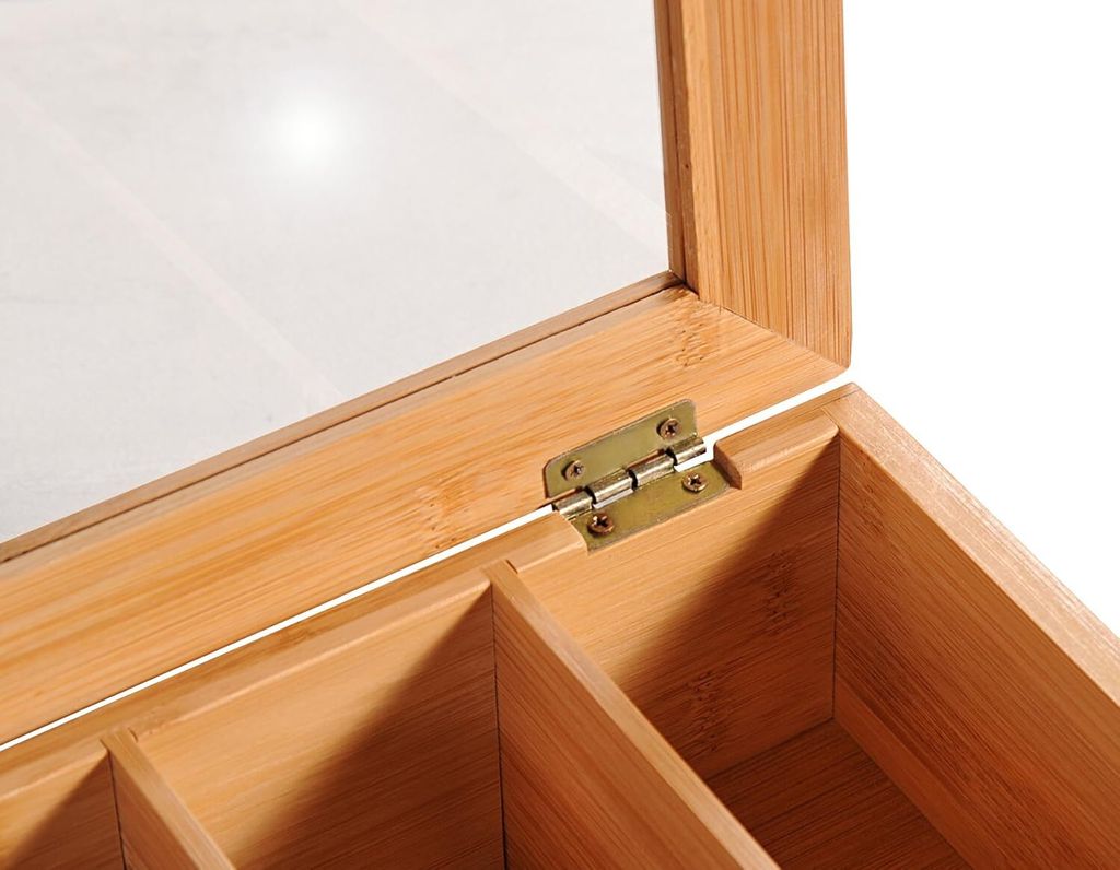 KESPER Teebox Tee-Box mit 5 Fächern aus Bambus 36 x 20 x 9 Produktbild 12