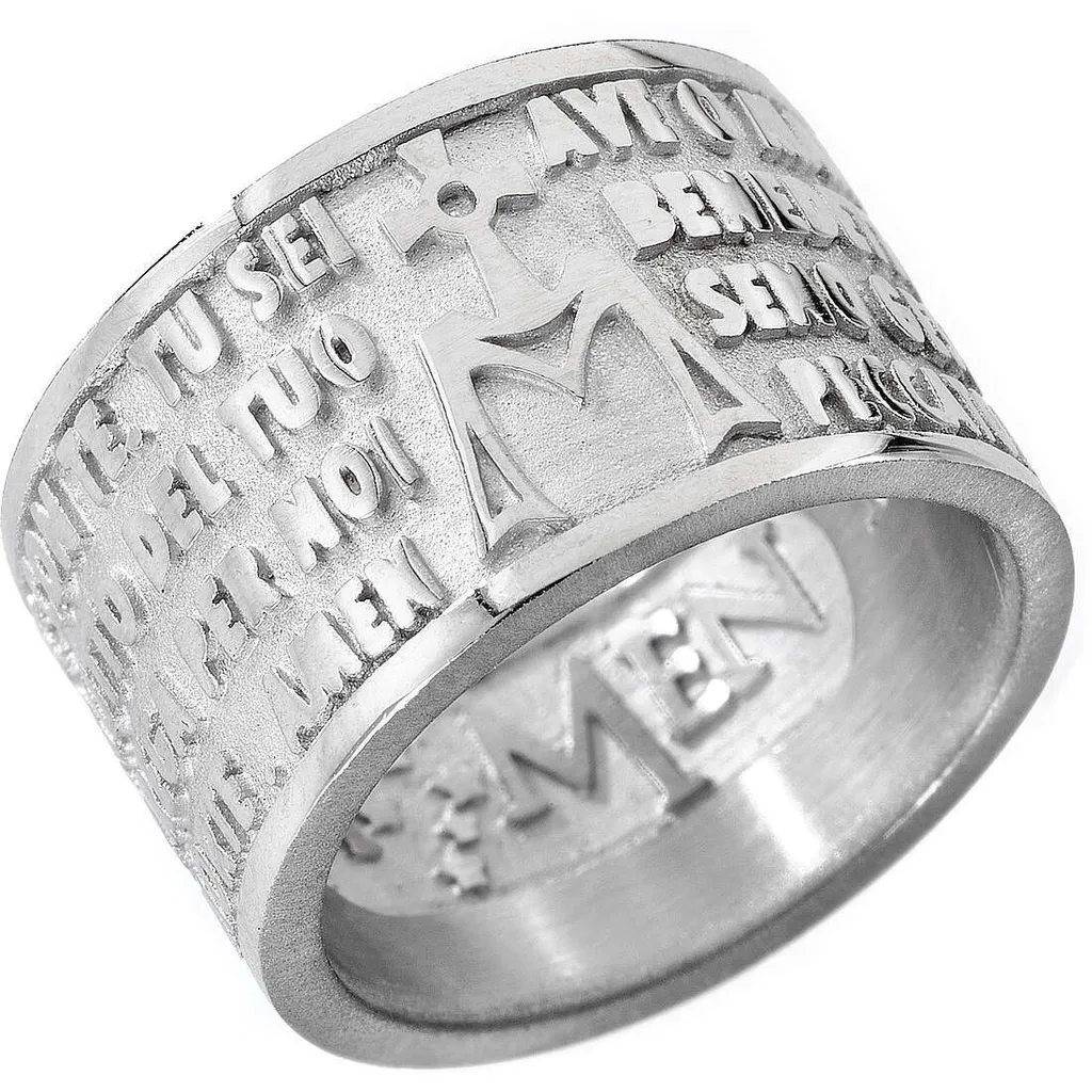 Anelli da dito Amen argento 22 collezione - uomo