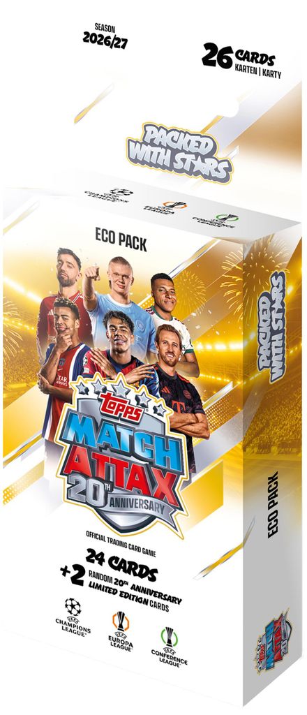 Topps Match Attax Champions League 2026/27 Eco Pack – 26 Produktbild 