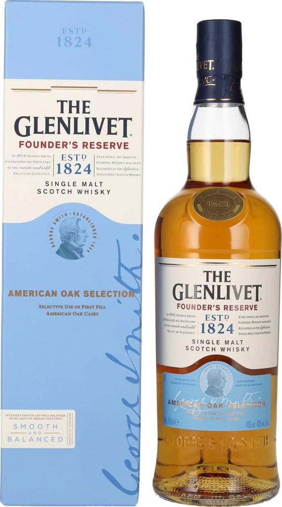 The Glenlivet Founder's Reserve 40 % vol. 0,7 L Image du produit 