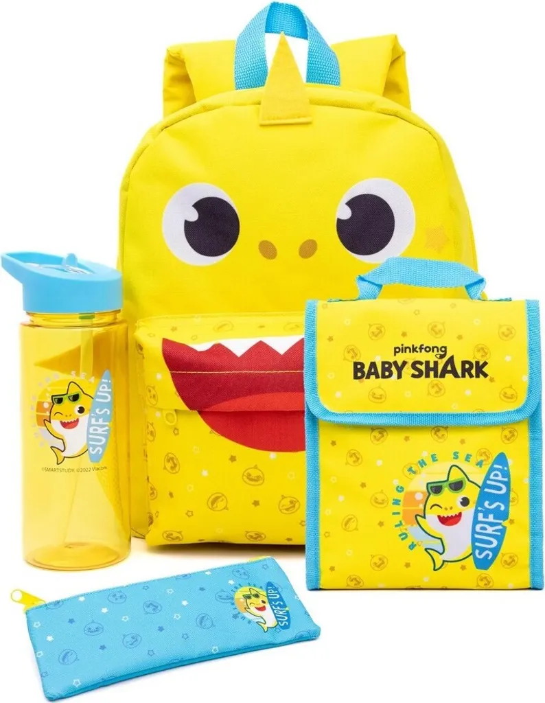 Sac à dos Baby Shark ergonomique et léger pour éviter le mal de dos
