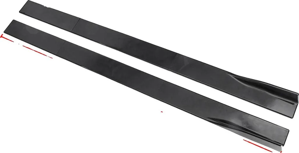 Protezione e Stile: Minigonne Auto Universali 2,2m Nero - Kit Completo