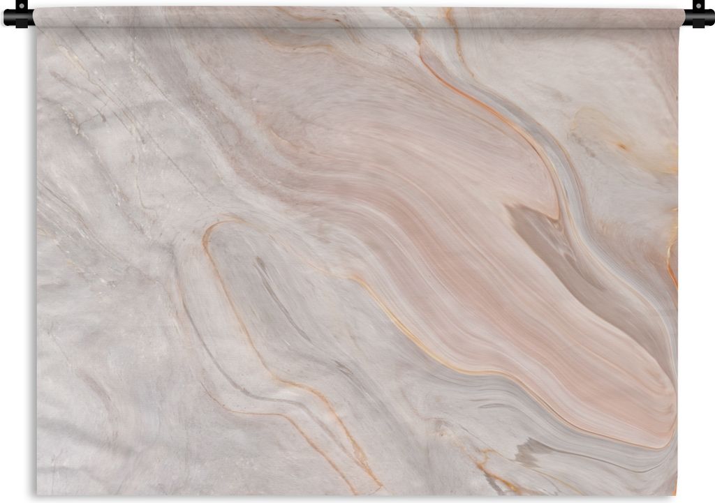 MuchoWow Wandteppich Wandbehang Marmor - Muster - Pastell - Abstrakt - Marmoroptik - Luxe 60x45 cm Tapisserie Dekoration Wandtuch - Das Schlafzimmer