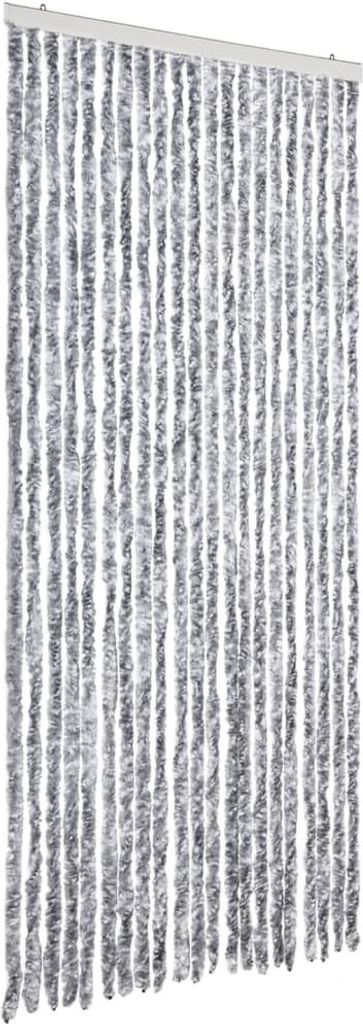 vidaXL Insektenschutz-Vorhang Weiß und Grau 90x220 cm Produktbild 