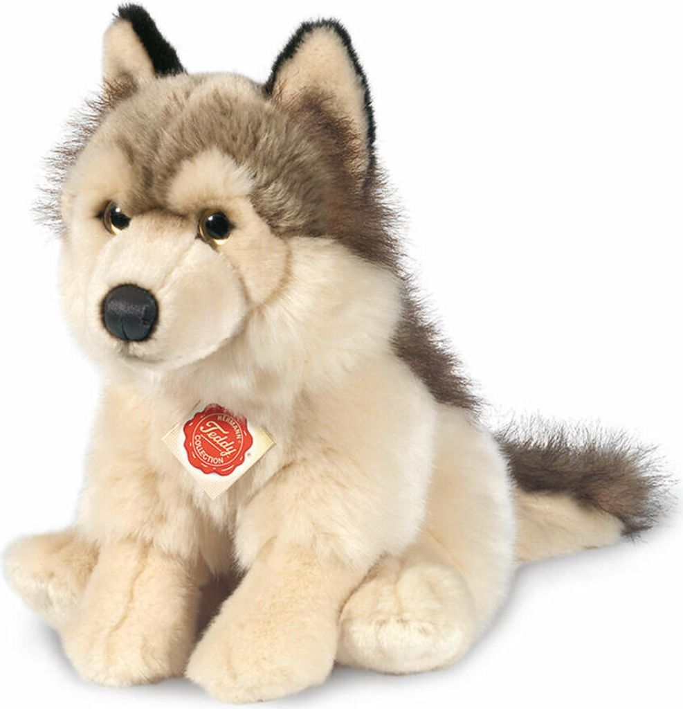 Teddy Hermann vlk sedící 29 cm plyšová hračka Obrázek produktu 