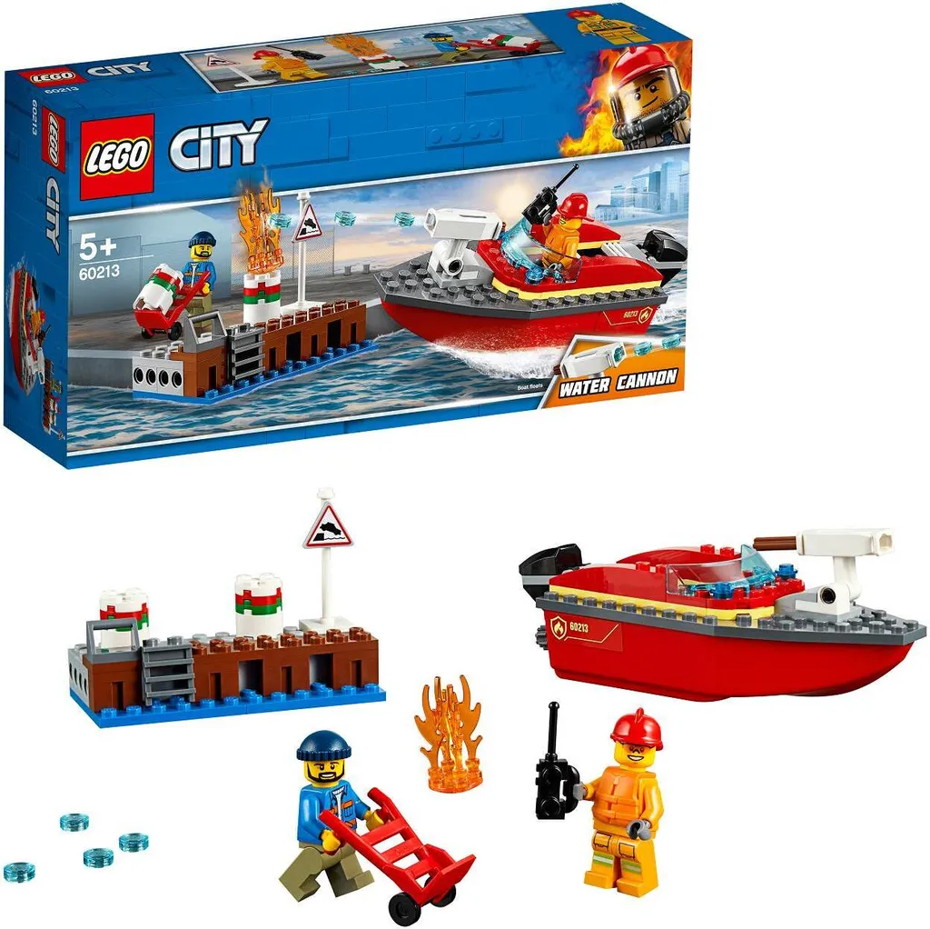 Jeu de Construction LEGO City 60213 pour Créer des Missions de Secours