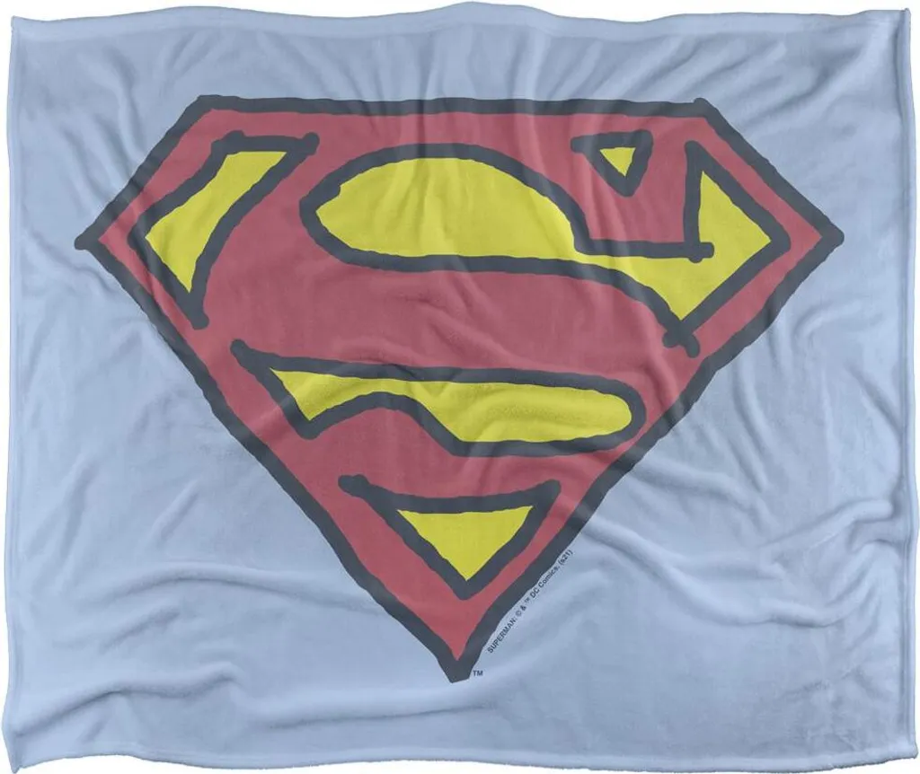 Couverture Superman TV18798 Idéale pour Soirées Cinéma et Cocooning Maison