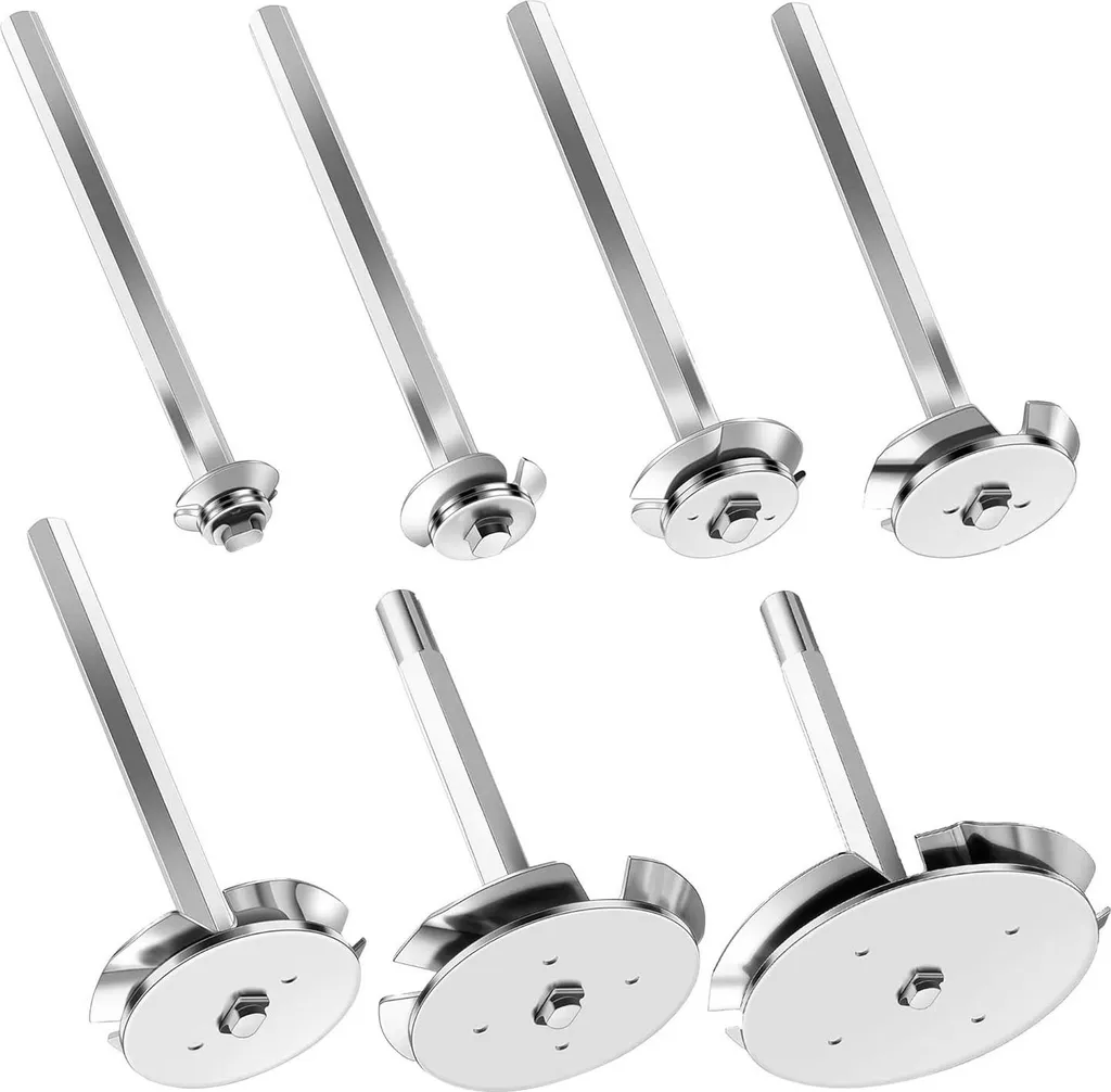 Kit de douilles de serrage PVC en acier inox pour perceuse de 1/2 pouce