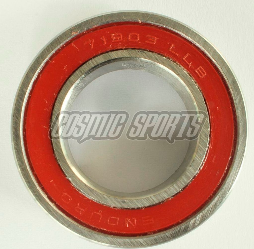 Enduro Bearings 71903 LLB ABEC 5 Angular Contact Lager, 17x30x7