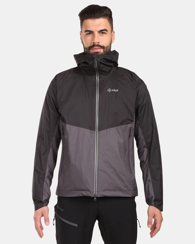 Herren-Hardshelljacke Kilpi HURRICANE-M, SCHWARZ, Größe 3XL