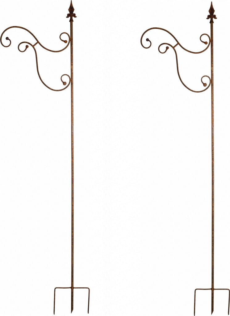 Ganci per vasi da fiori LAMPIONI APPESI IN ACCIAIO 222 CM - Immagine del prodotto 