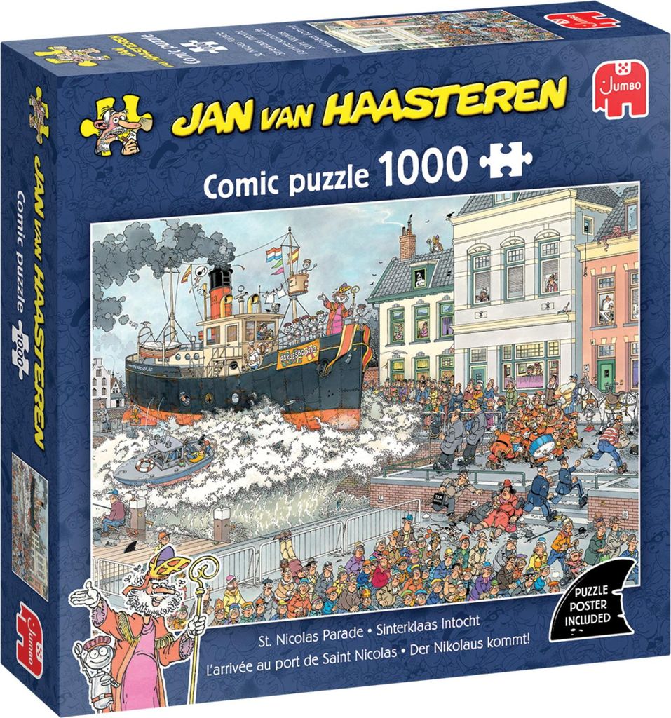 Jan van Haasteren - St. Nicolas Parade - Puzzle 1000 Teile Produktbild 