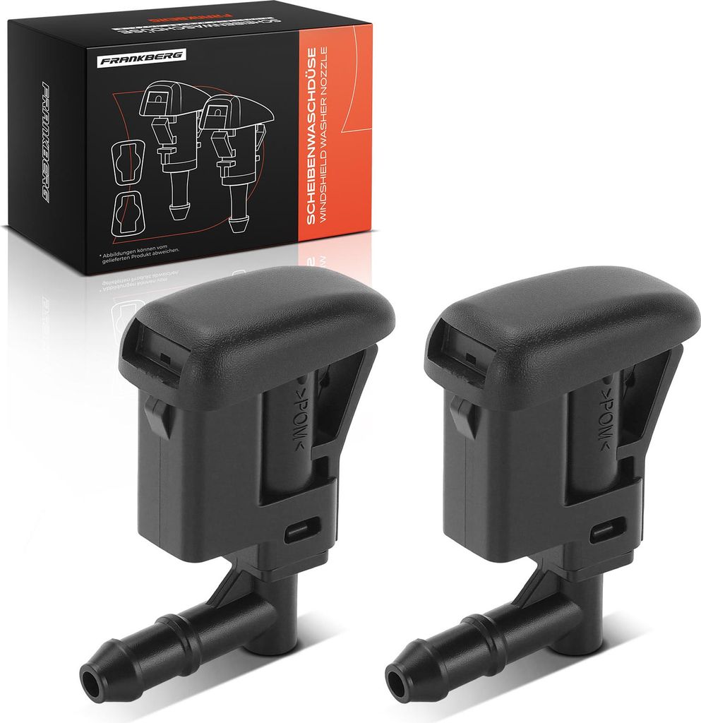 Frankberg 2x Waschwasserdüse Spritzdüse Vorne Links Rechts für BMW 1er E81 E87 E88 E82 Z4 E86 E85