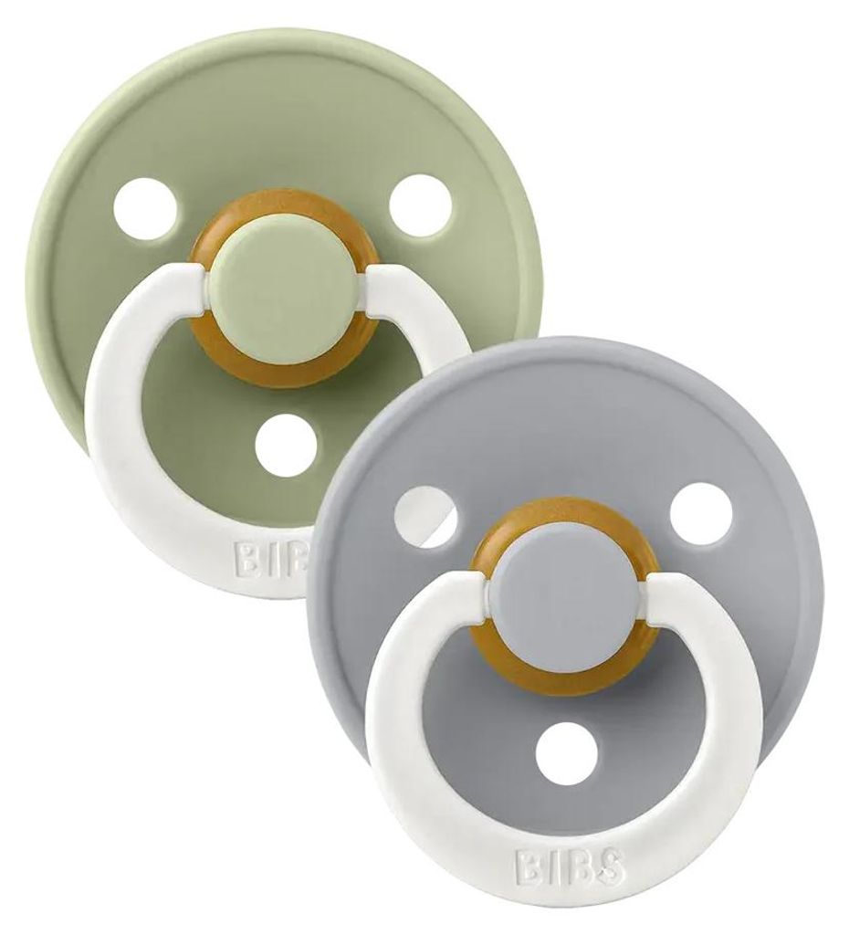Bibs Fopspeen maat 3 - sage/cloud night 2pack (2 stuks) Productafbeelding 