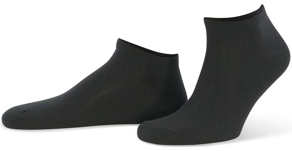 NUR DIE Sneaker Socken Classic 5er Pack - schwarz - 35-38 Produktbild 