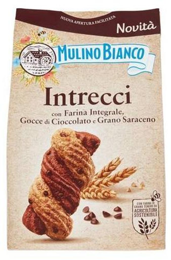 Biscuits entiers "Intrecci" de Mulino Bianco, 300 g Image du produit 
