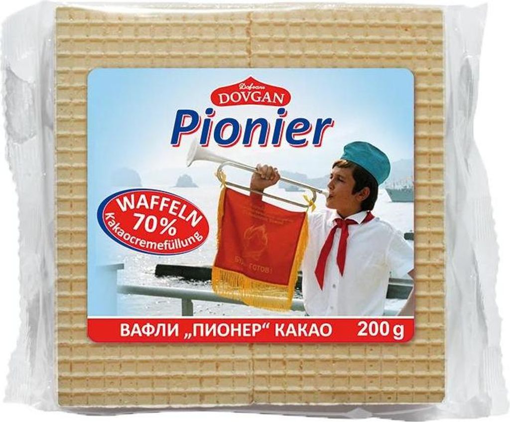 DOVGAN "Pionier" Waffeln mit Kakaofüllung 200g Produktbild 