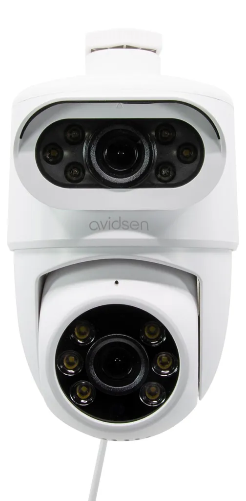 Caméra IP 2K double objectif HomeCam Dual PTZ Avidsen 127156 extérieur