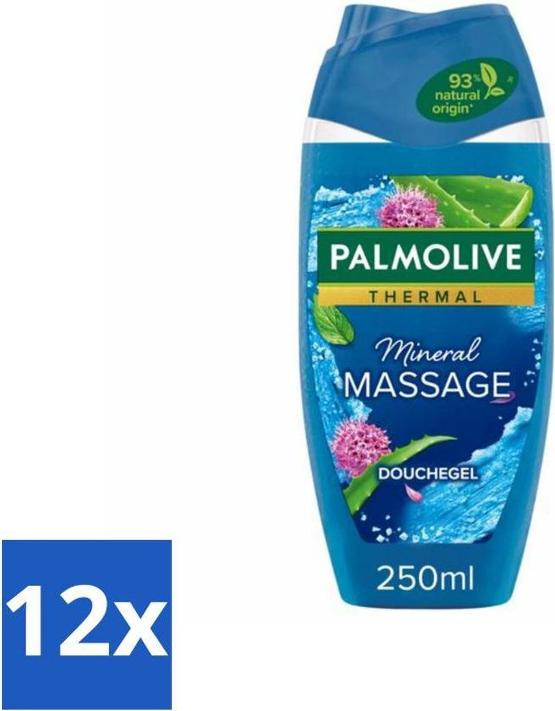 Palmolive Duschgel Thermal Mineral Massage 250 ml - Vorteilspack - 12 Stücke