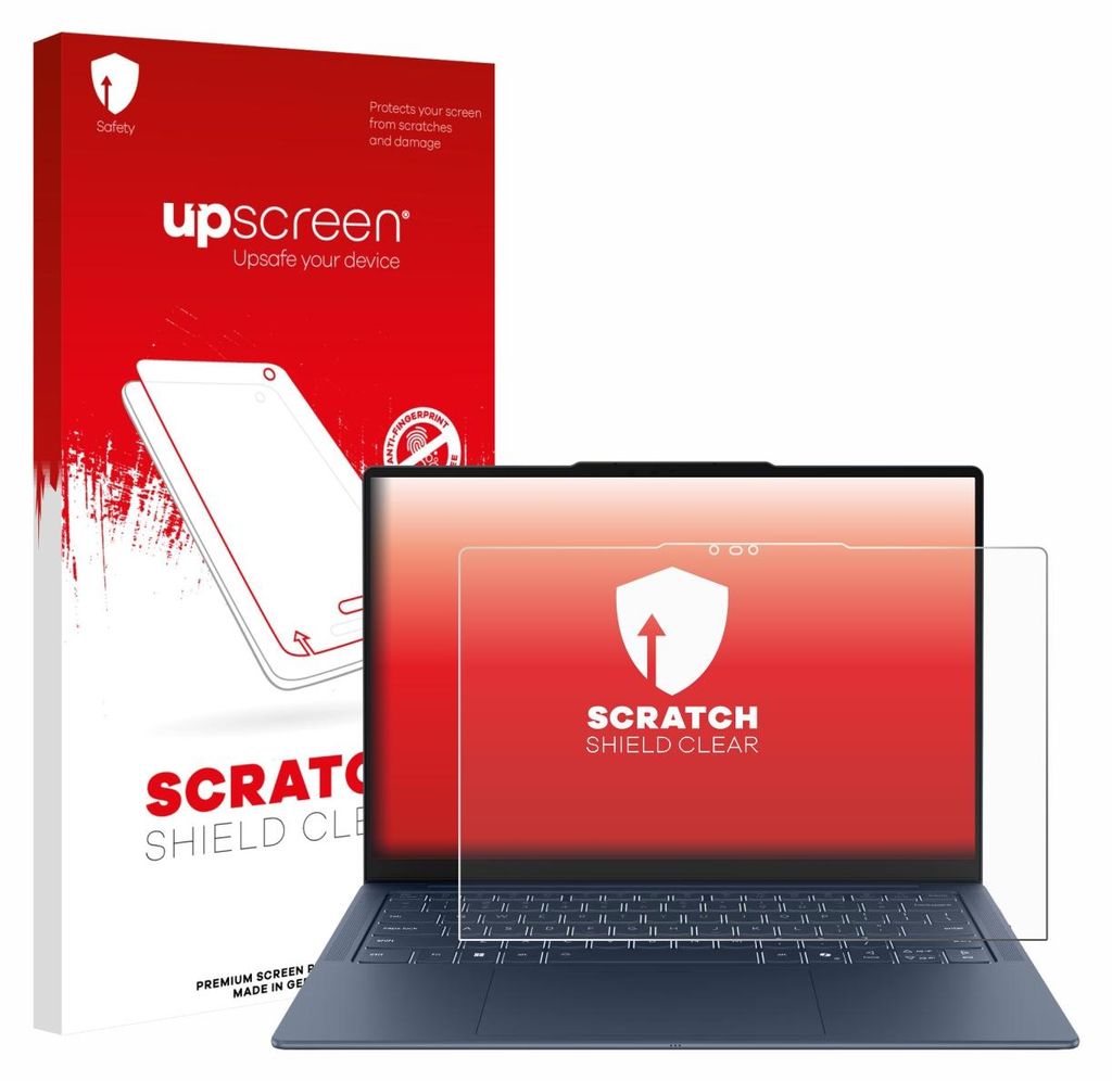 upscreen Schutzfolie für Lenovo Yoga Slim 7x Gen 11 14" Displayschutz Displayschutzfolie Folie Klar Transparent