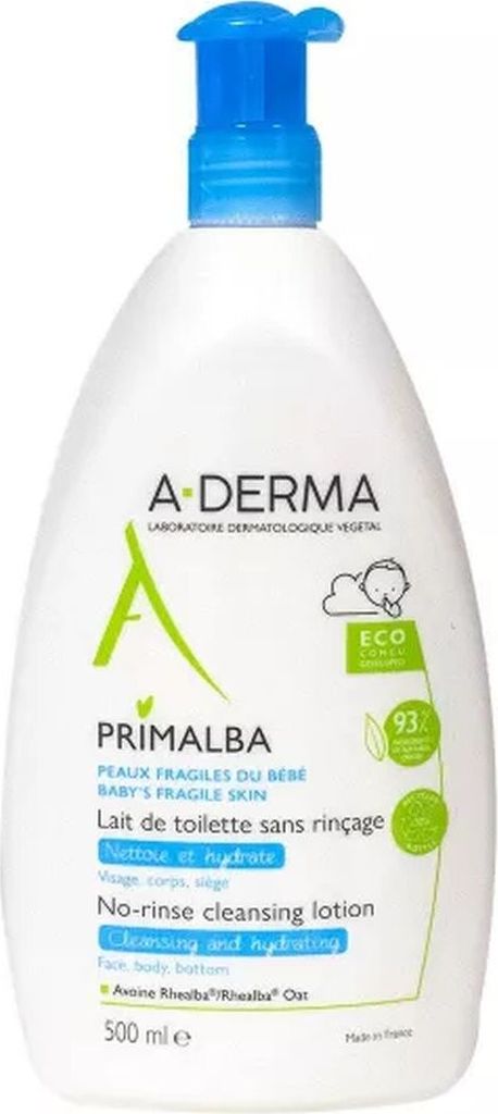 A-Derma Primalba sanfte Reinigungslotion 500ml Produktbild 