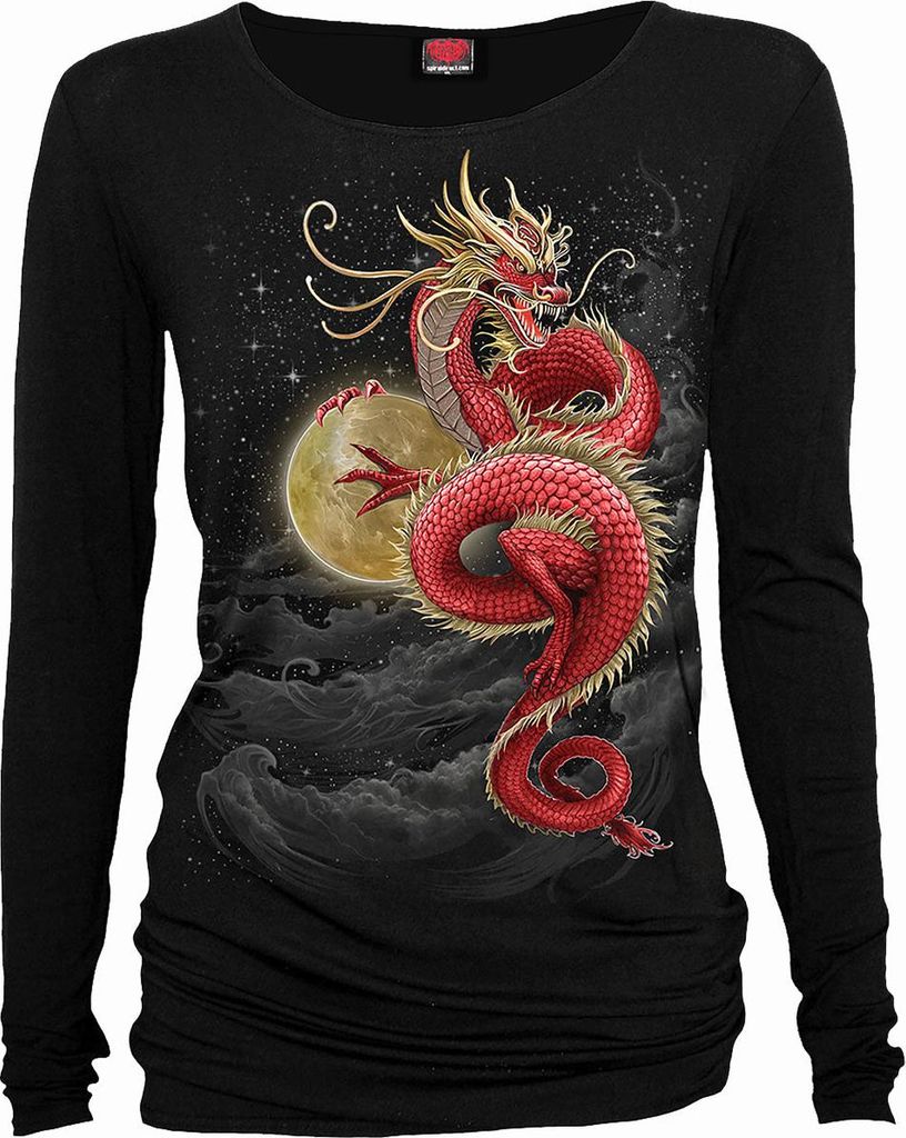 Spirale - Shenlong - Baggy Top Schwarz