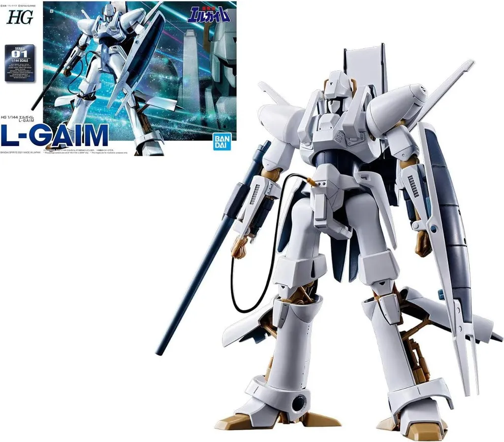 Maquette à monter Heavy Metal L-Gaim HG 1/144 - Robot Articulé Bandai