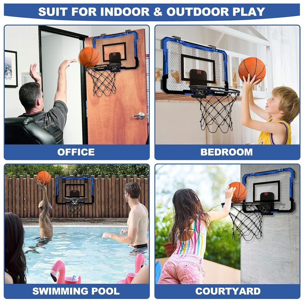 Indoor Mini-Basketballkorb mit digitaler Anzeige und Produktbild 7