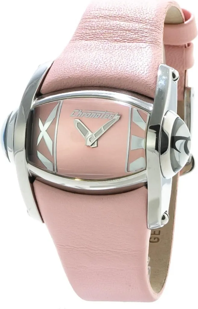 Orologio Donna Chronotech CT7681L-07 Ø 33mm - Vera Pelle e Acciaio