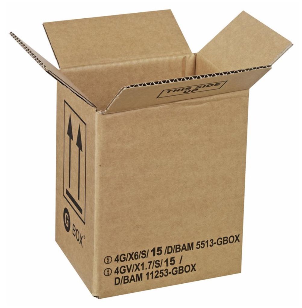 Gefahrgutkarton UN-Verpackung G-Box 4G/X6 4GV/X1.7, 160 x Produktbild 