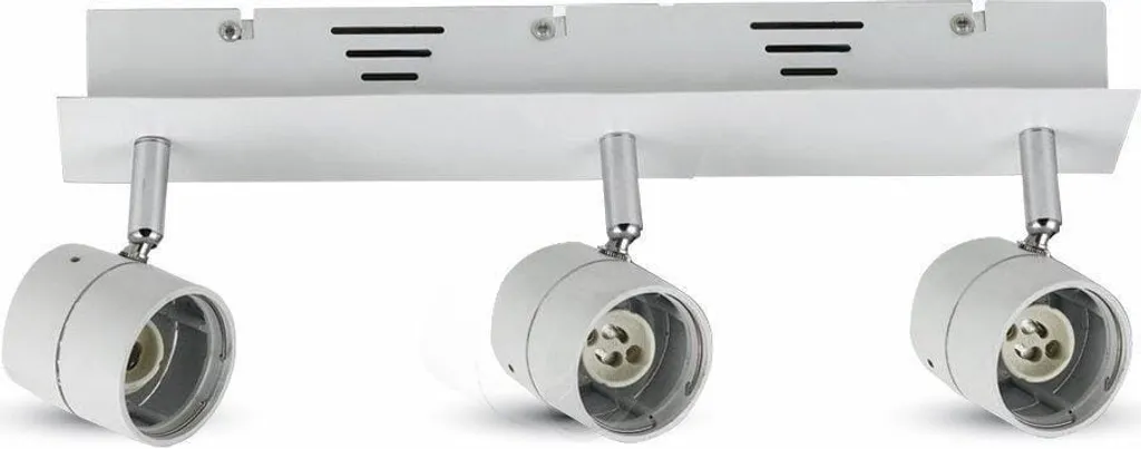 Luminaire Mural Blanc 3 Spots GU10 pour Éclairage de Tableau et Déco