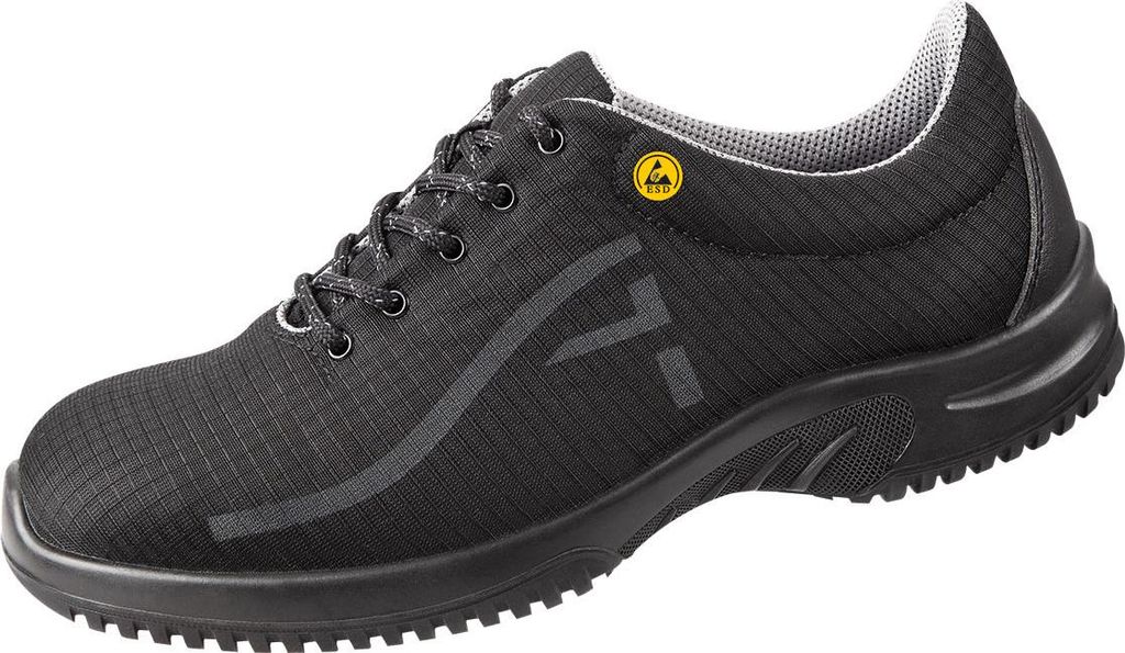 Abeba ESD-Sicherheitsschuhe uni6 S3 Halbschuh schwarz CE ESD SRC