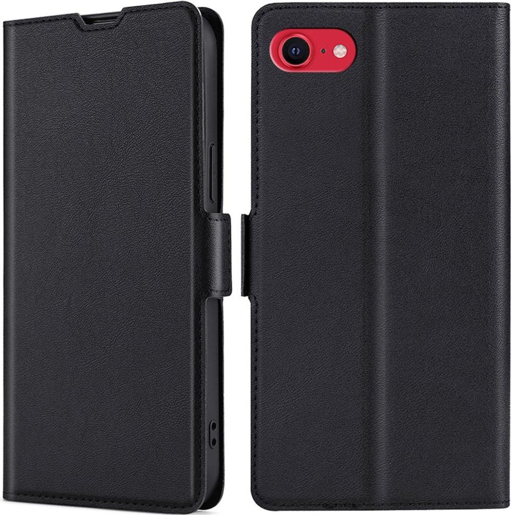 iPhone SE (2022/2020), iPhone 8 / 7 Hülle - Coverup Folio Klapphülle - Schwarz