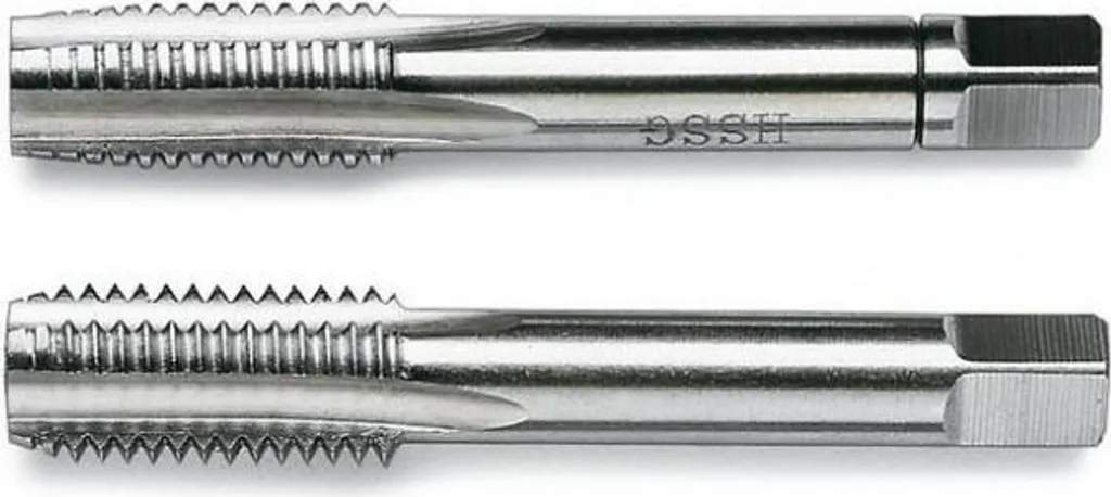 Tarauds Manuels M16 x 1.25 mm pour Réparation de Filetage Auto HSS