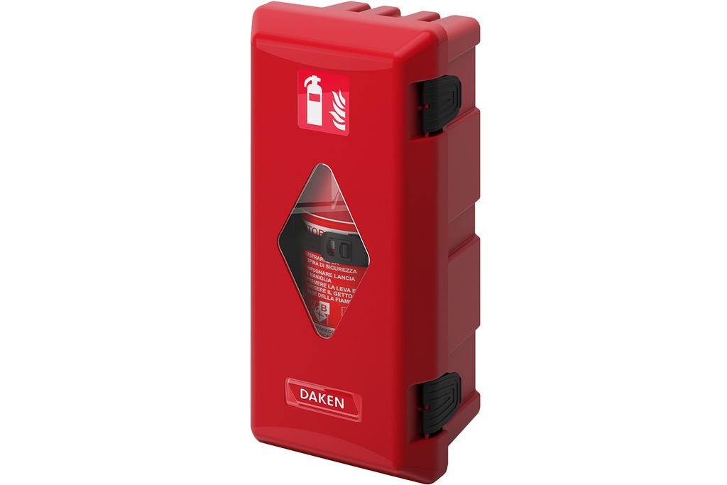 DAKEN ADAMANT Feuerlöscherkasten 6kg Rot 611x310x247mm Produktbild 