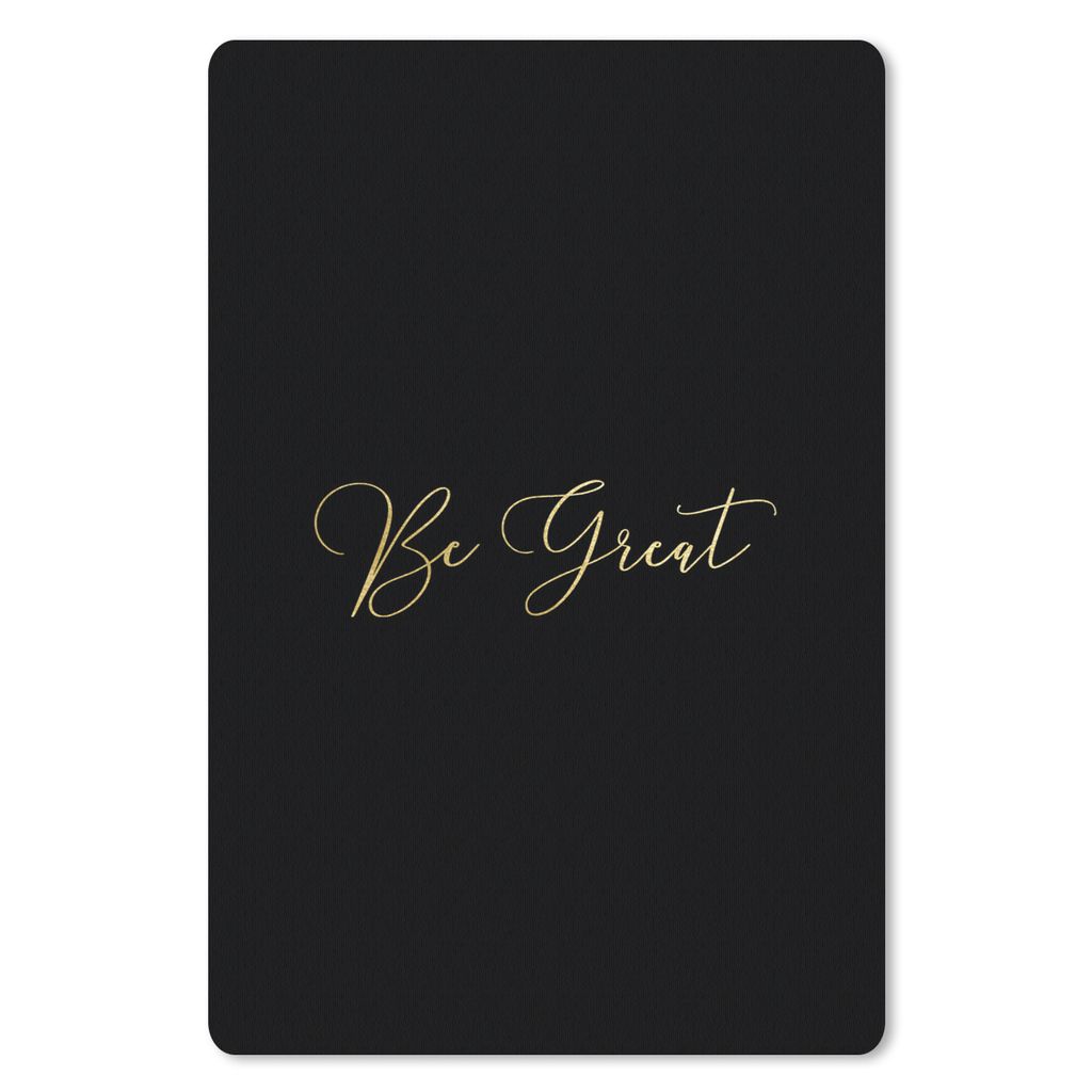 MuchoWow Mauspad Mousepad Zitate - Zuversicht - Gold - Briefe 18x27 cm - Mousepads - Maus Mat - Pad - Mausunterlage