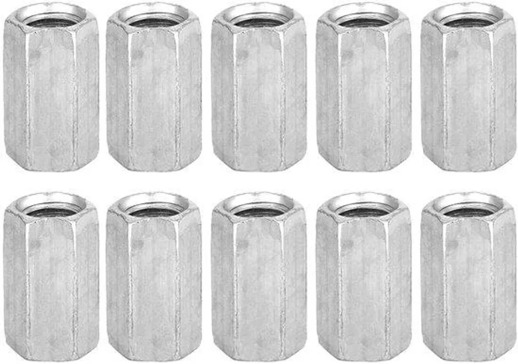 Kit Fixation M8x20 : 10 Écrous Hexagonaux Acier pour Montage de Meubles