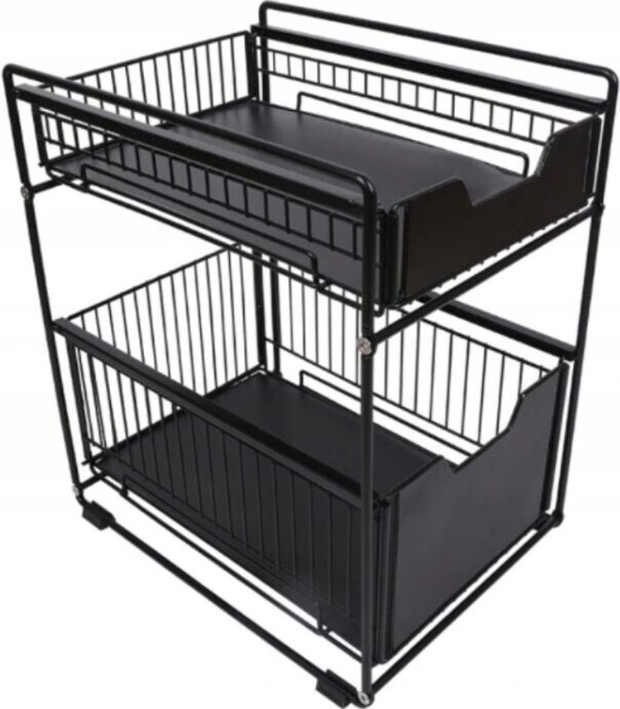Organizer Pod Zlew Kuchnia Łazienka Składany 22Cm Czarna Zdjęcie produktu 