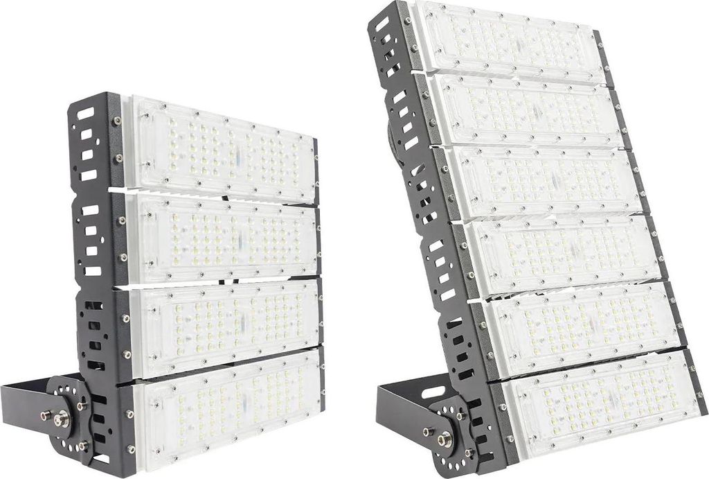 LED Flutlicht 300W - Außenstrahler - 180° Abstrahlwinkel - Wasserdicht - ADC12 Aluminiumgehäuse - 100–277V 50/60Hz - Netzkabel 1,5 m - RGB