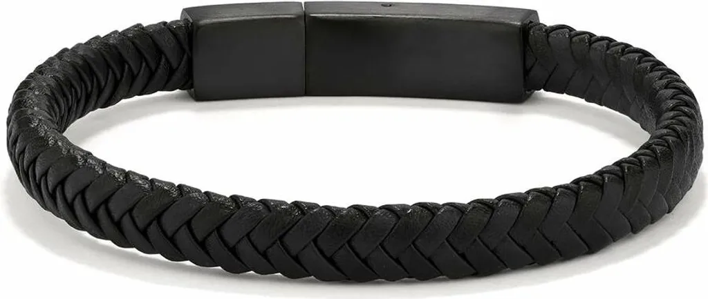 Bracciale Radiant RH000276 Nero da Uomo: Eleganza in Acciaio e Stile